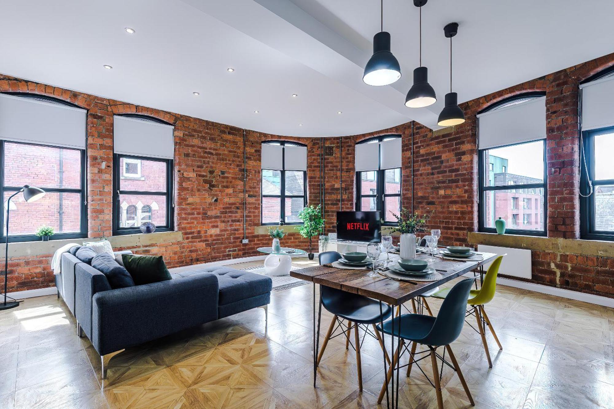 Luxury 2 King Beds In City Centre Leeds  Bilik gambar